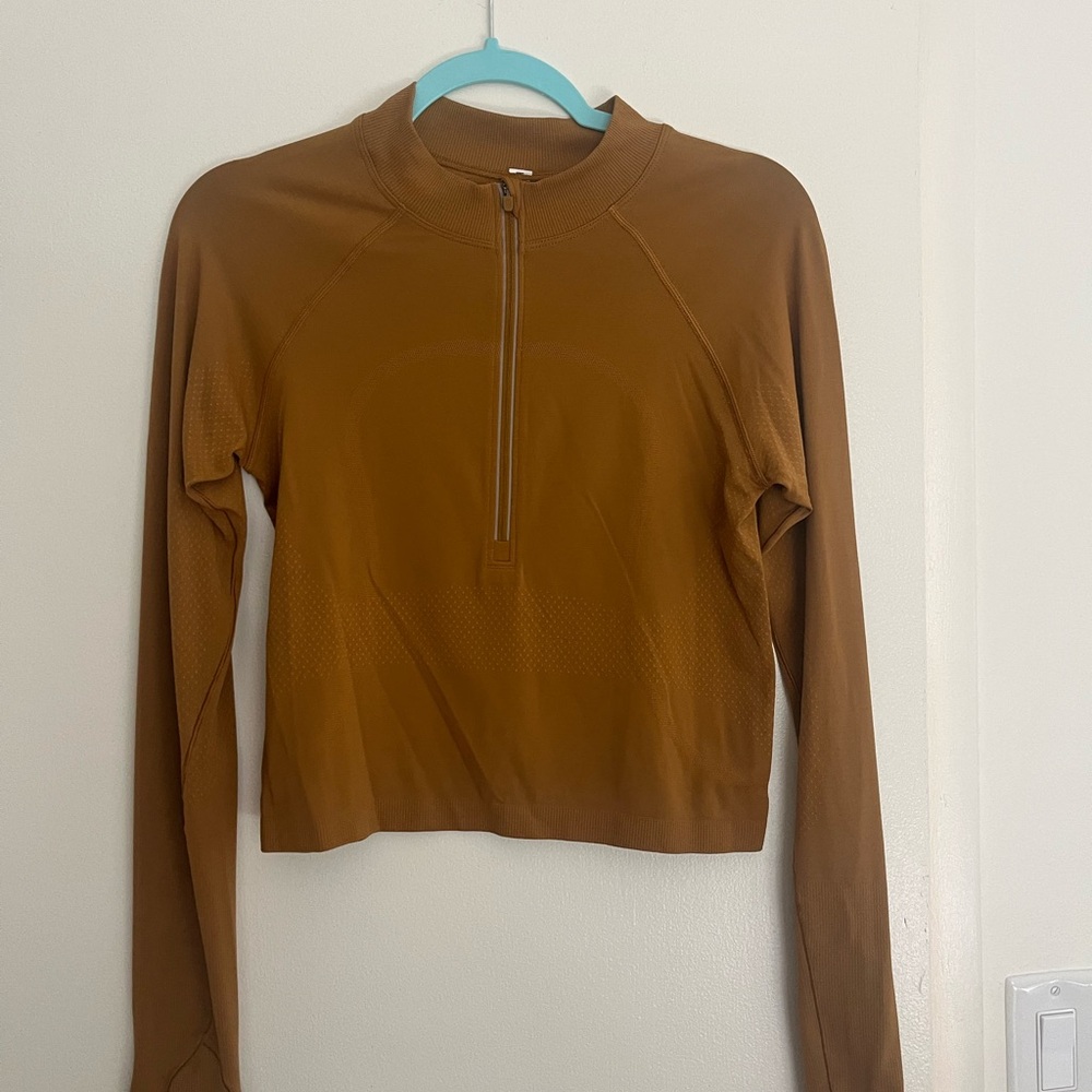 lululemon athletica Brown Crop Top